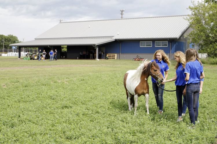 August 16, 2019: Okaw Valley High School shows agriculture complex during open house